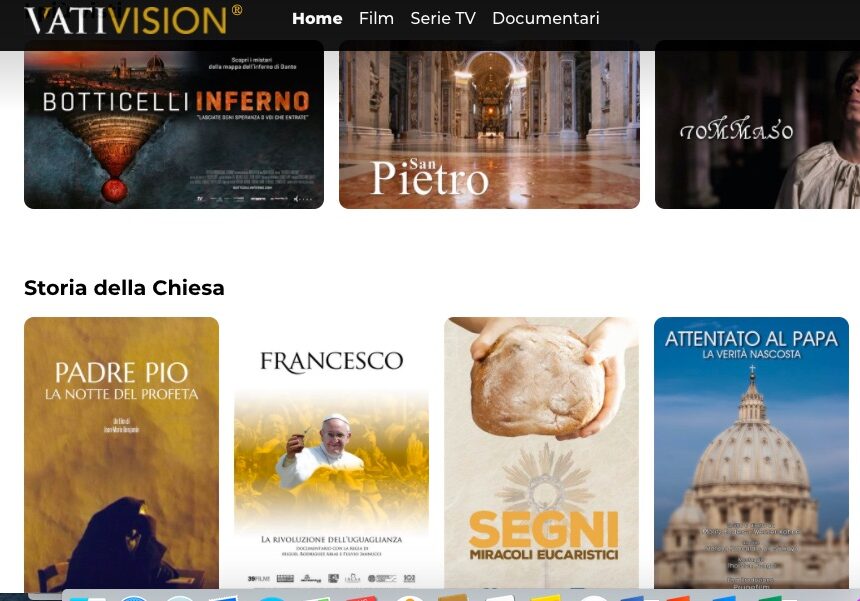 È nato VatiVision, il “Netflix” del Vaticano È nato VatiVision, il “Netflix” del Vaticano