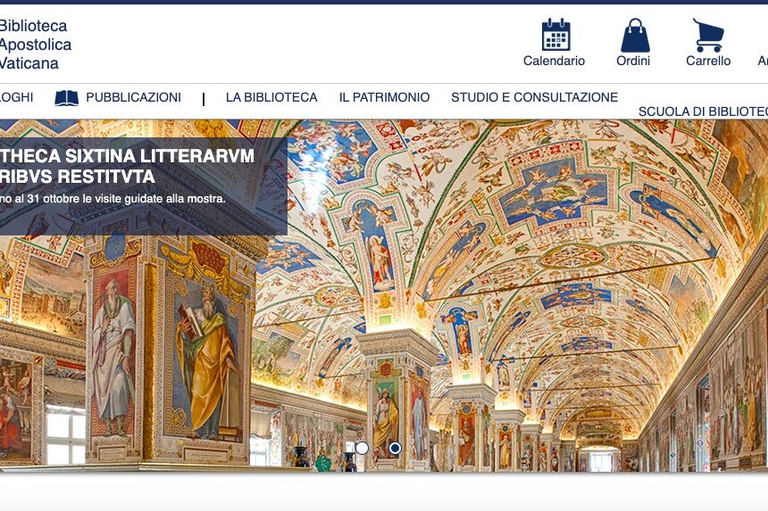 La Biblioteca Vaticana diventa digital: l’accesso ai volumi in pochi click La Biblioteca Vaticana diventa digital: l’accesso ai volumi in pochi click